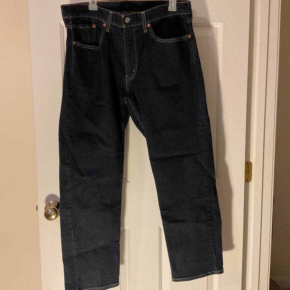 Levi’s 559 men’s jeans W34 L30 dark wash relaxed straight denim classic fit